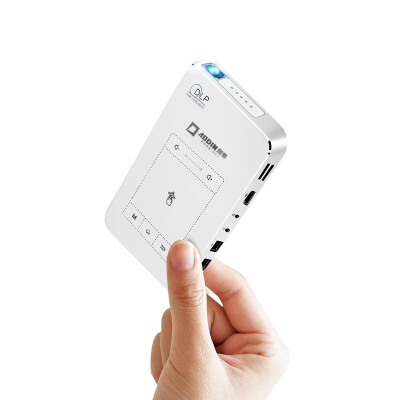 澳典 (AODIN) 微型手机投影仪家用 全高清办公 小型便携迷你wifi掌 M8 8G 普通版