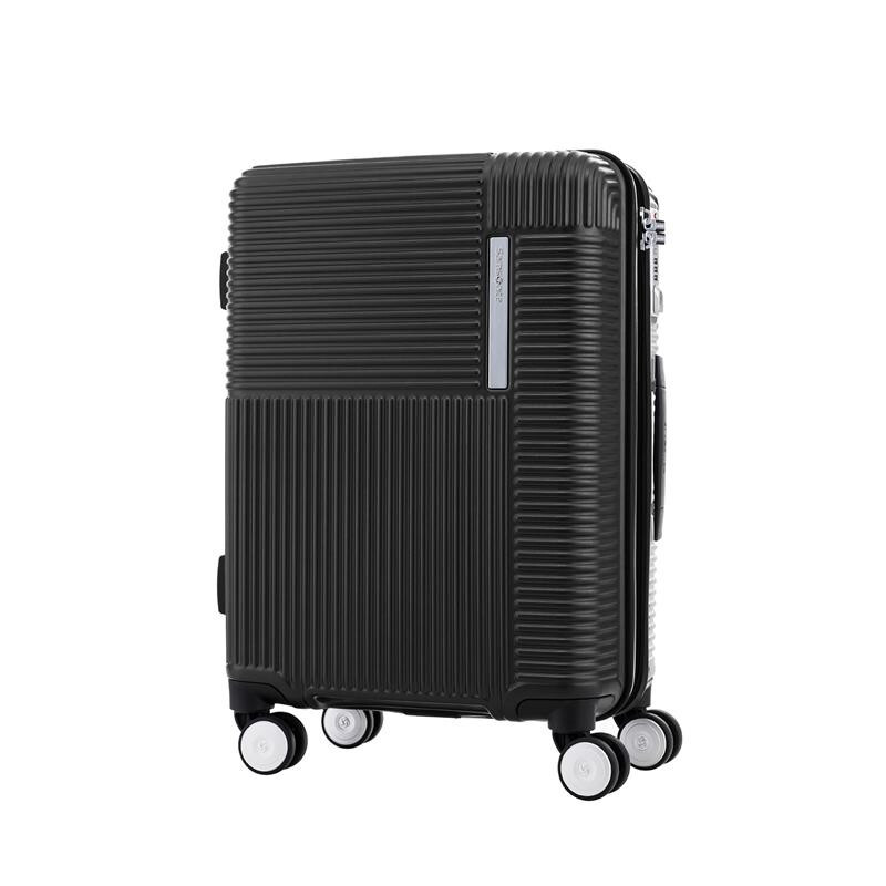 新秀丽(samsonite) 时尚万向轮拉杆箱旅行箱dz1*80001 黑色 20英寸