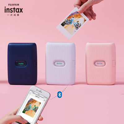 富士instax mini Link 立拍立得一次成像手机照片打印机 迷你小型便携口袋无线相片打印机