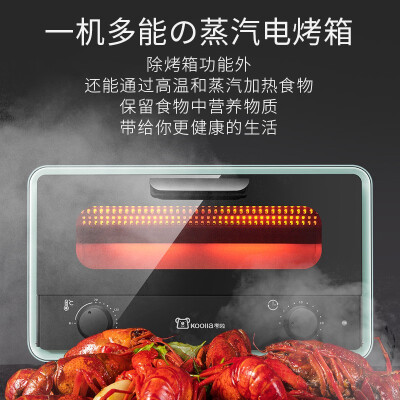 考啦（koolla） GF13L全新升级蒸汽加强版微蒸烤一体机迷你烤箱家用小型全自动多功能
